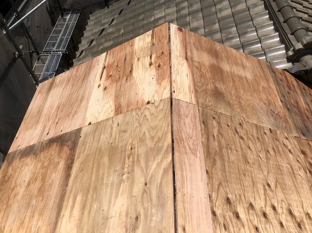 野地板メンテナンス増し張り